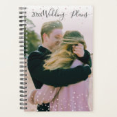 Eleganter maßgeschneiderter Hochzeitsplaner für Fo Planer (Vorderseite)