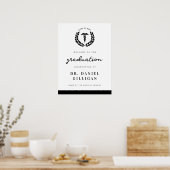 Eleganter Medical School Abschluss Begrüßungszeich Poster (Küche)