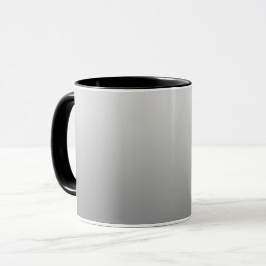 Eleganter medizinischer Schwarz-weißer Asclepius Tasse (Vorderseite Links)