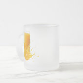 Eleganter Milchglasbecher Mattglastasse (Vorderseite Links)