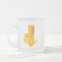 Eleganter Milchglasbecher