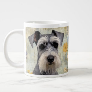 Eleganter Mini-Schnauzer Jumbo-Tasse