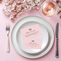 Eleganter Minimal Bow Baby Duschdiaper