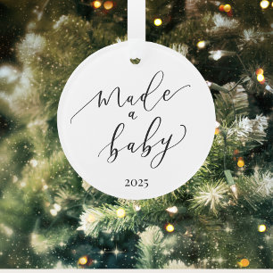 Eleganter Minimal gemacht Ein Baby Ornament