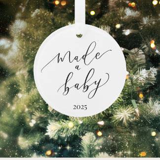 Eleganter Minimal gemacht Ein Baby Ornament