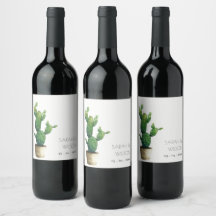 Eleganter Minimal gepotted Cactus Green Foliage Wi