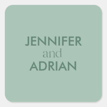 Eleganter Minimal Modern Wedding Envelope