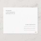 Eleganter Minimal Pine Branch Weihnachten glauben (Rückseite)