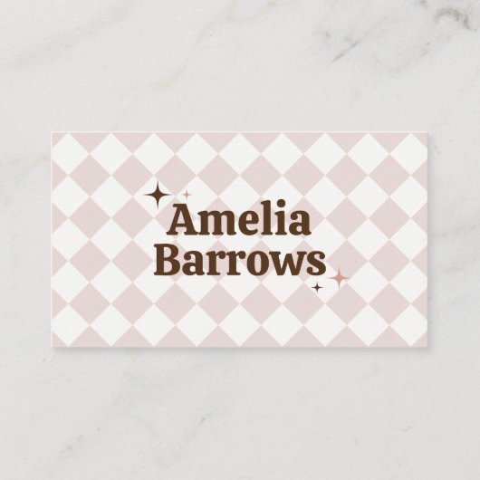 Eleganter Minimal Sparkle Retro Typografy QR Code Visitenkarte (Rückseite)