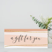 Eleganter minimaler abstrakter Glitzer (Stehend Vorderseite)