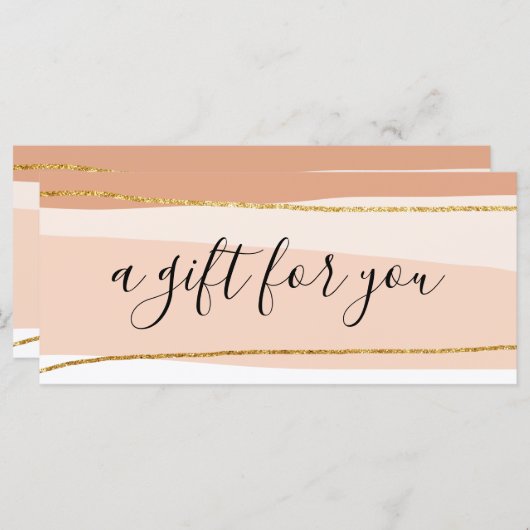 Eleganter minimaler abstrakter Glitzer (Vorne/Hinten)