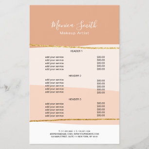 Eleganter minimaler abstrakter Glitzer Flyer