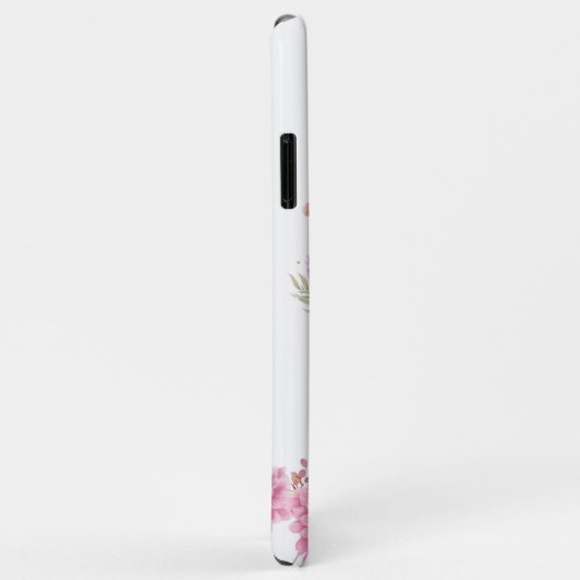 Eleganter minimaler Chic Initialbuchstabenname Mon Case-Mate iPhone Hülle (Hinten/Rechts)