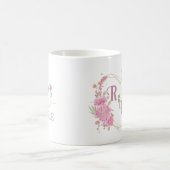 Eleganter minimaler Chic Initialbuchstabenname Mon Kaffeetasse (Mittel)