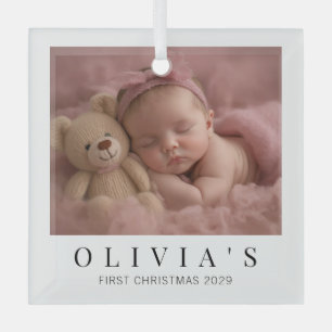 Eleganter minimaler Weihnachtsschmuck für Babys er
