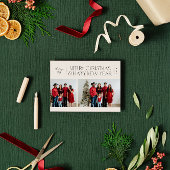 Eleganter Minimalismus Multi-Foto Feiertagskarte