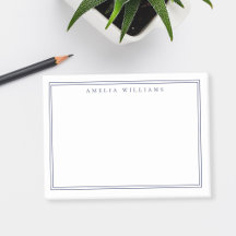 Eleganter minimalist blauer Zweirahmen