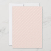 Eleganter Minimalistisch Blush Foto Abschluss Ankündigung (Rückseite)