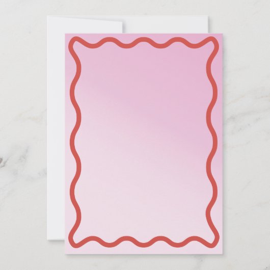 Eleganter, minimalistischer Abschluss-Brunch pi Einladung (Rückseite)