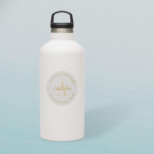 Eleganter, Minimalistischer, bearbeitbarer Text tr Aufkleber