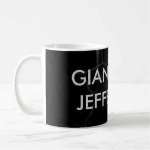 Eleganter Minimalistischer Black Stone-Stil Berufl Kaffeetasse