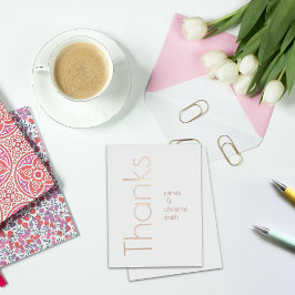 Eleganter Minimalistischer Film dank Postkarte