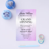 Eleganter, minimalistischer Friseur Flyer (Einzeln)