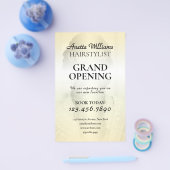 Eleganter, minimalistischer Friseur Flyer (Einzeln)