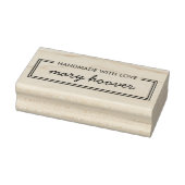 Eleganter Minimalistischer Individuelle Name mit L Gummistempel (Stempel)