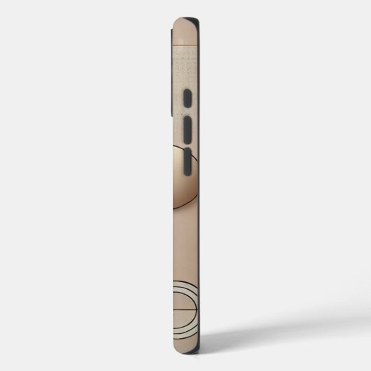 Eleganter Minimalistischer iPhone Case - Luxury Ge (Rückseite / Links)