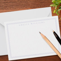 Eleganter Minimalistischer Lavender Two Border