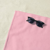 Eleganter minimalistischer moderner Anfangsbuchsta Strandtuch (Beispiel)