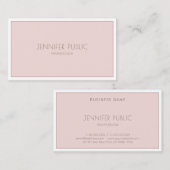 Eleganter Minimalistischer, moderner, einfacher Ch Visitenkarte (Vorne/Hinten)