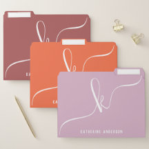 Eleganter Minimalistischer Monogrammname