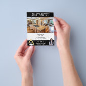 Eleganter Minimalistischer, nur aufgeführter Real  Flyer (Gruppe)