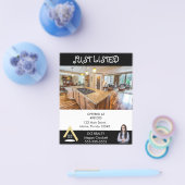 Eleganter Minimalistischer, nur aufgeführter Real  Flyer (Einzeln)