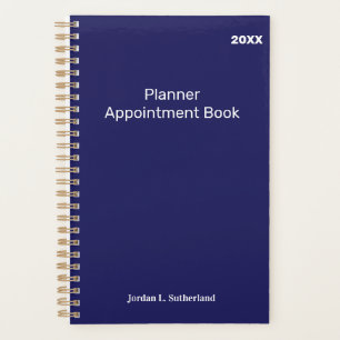 Eleganter minimalistischer personalisierter Logo-B Planer