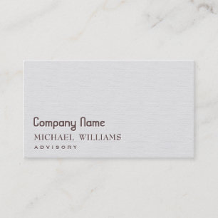 ELEGANTER MINIMALISTISCHER PROFESSIONELLER VISITENKARTE