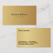 ELEGANTER MINIMALISTISCHER PROFESSIONELLER VISITENKARTE (Vorne/Hinten)