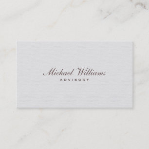 ELEGANTER MINIMALISTISCHER PROFESSIONELLER VISITENKARTE