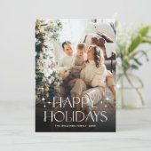 Eleganter Minimalistischer QR-Code für Weihnachten (Stehend Vorderseite)