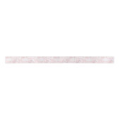 Eleganter minimalistischer Rosa-weißer Marmor Satinband (Vorderseite)
