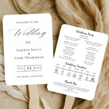 Eleganter minimalistischer Schwarz-Weiß-Hochzeitsp