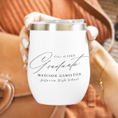 Eleganter Minimalistischer Schwarzer Script-Abschl