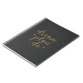 Eleganter Minimalistischer Traumplan Do Organiser Notizblock (Linke Seite)