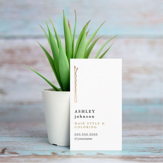 Eleganter Minimalistischer Weißer Imitat Visitenkarte