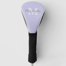 Eleganter Minimalname und Monogram Lavender