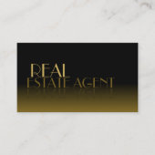 Eleganter Mirror Schriftart Stilvolles Schwarzwald Visitenkarte (Vorderseite)