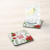 Eleganter mit BlumenUntersetzer der frohen Getränkeuntersetzer (Rechte Seite)