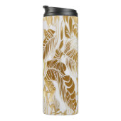 Eleganter Mit Monogramm Gilded Aura Thermal Tumble Thermosbecher (Nach rechts gedreht)